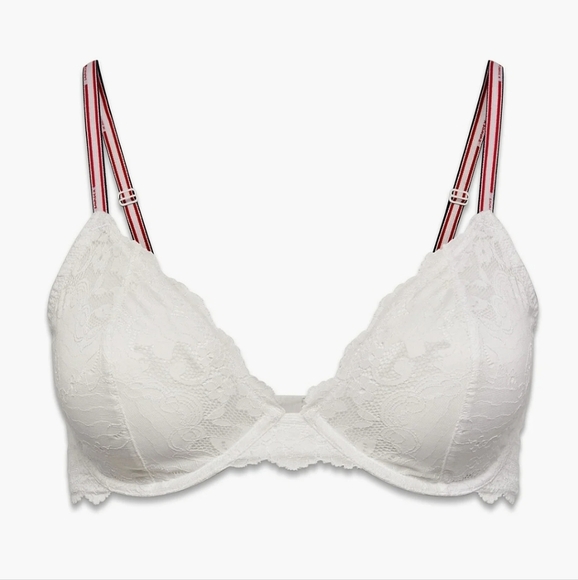 NWT Savage X Fenty Serving Courtside Unlined Lace Plunge Bra & panty 40DD/XL - Picture 5 of 7